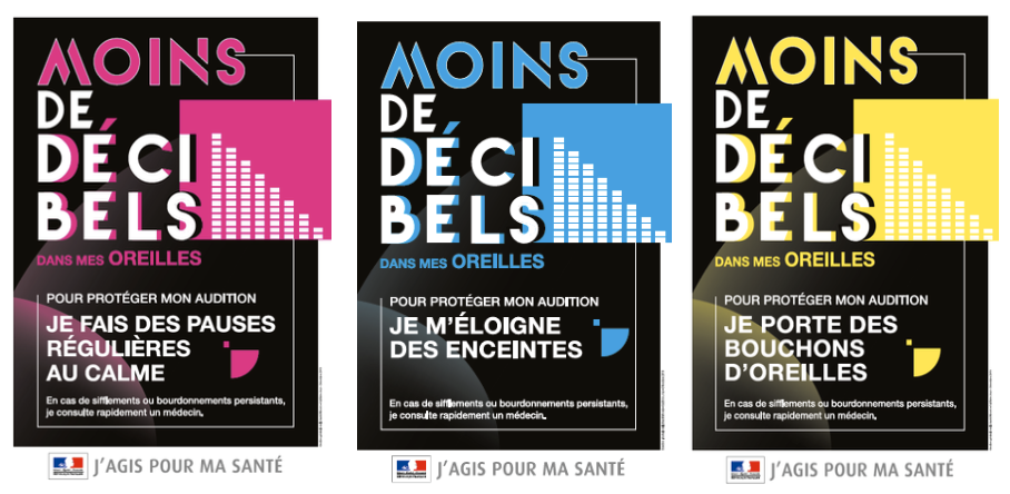 moins de decibels